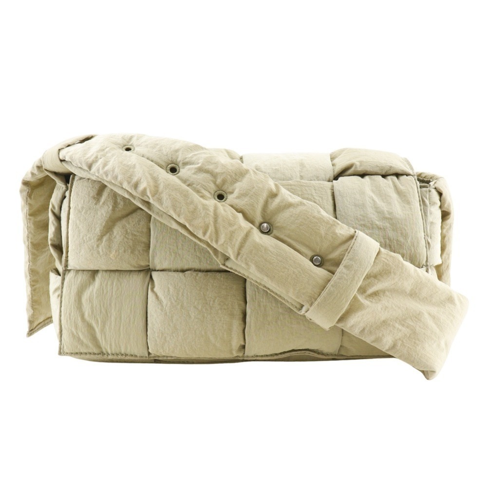 BOTTEGA VENETA Green Intrecciato Shoulder Bag